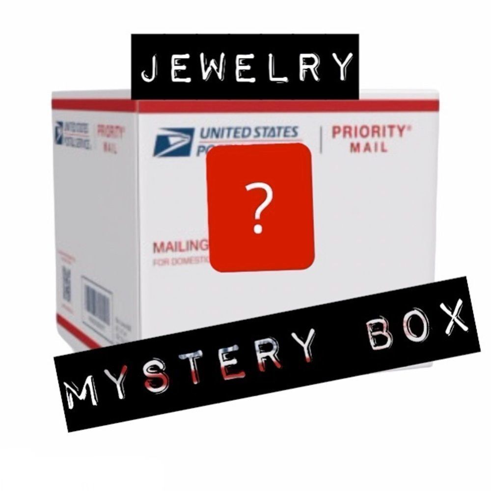 Costume Jewelry Mystery Box Mixed Variety Resellers & Crafters Lot #1